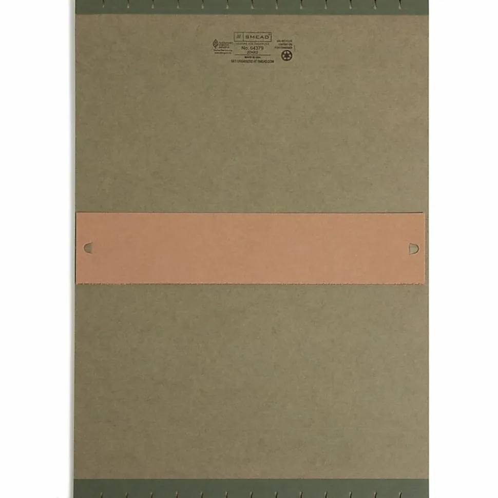 Smead® Premium Box-Bottom Hanging File Folders, 3" Expansion, Legal Size, Standard Green, Box Of 25 Folders