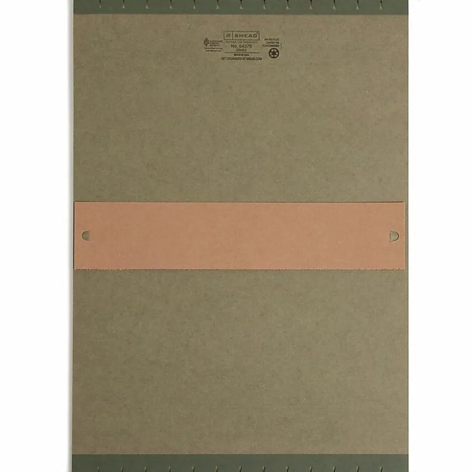 Smead® Premium Box-Bottom Hanging File Folders, 3" Expansion, Legal Size, Standard Green, Box Of 25 Folders