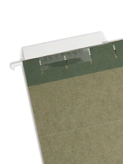 Smead® Premium-Quality Hanging Folders, 1/3-Cut Tabs, Letter Size, Standard Green, Pack Of 25 Folders (64035)