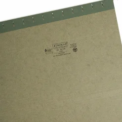 Smead® Premium-Quality Hanging Folders, 1/3 Cut, Legal Size, Standard Green, Pack Of 25