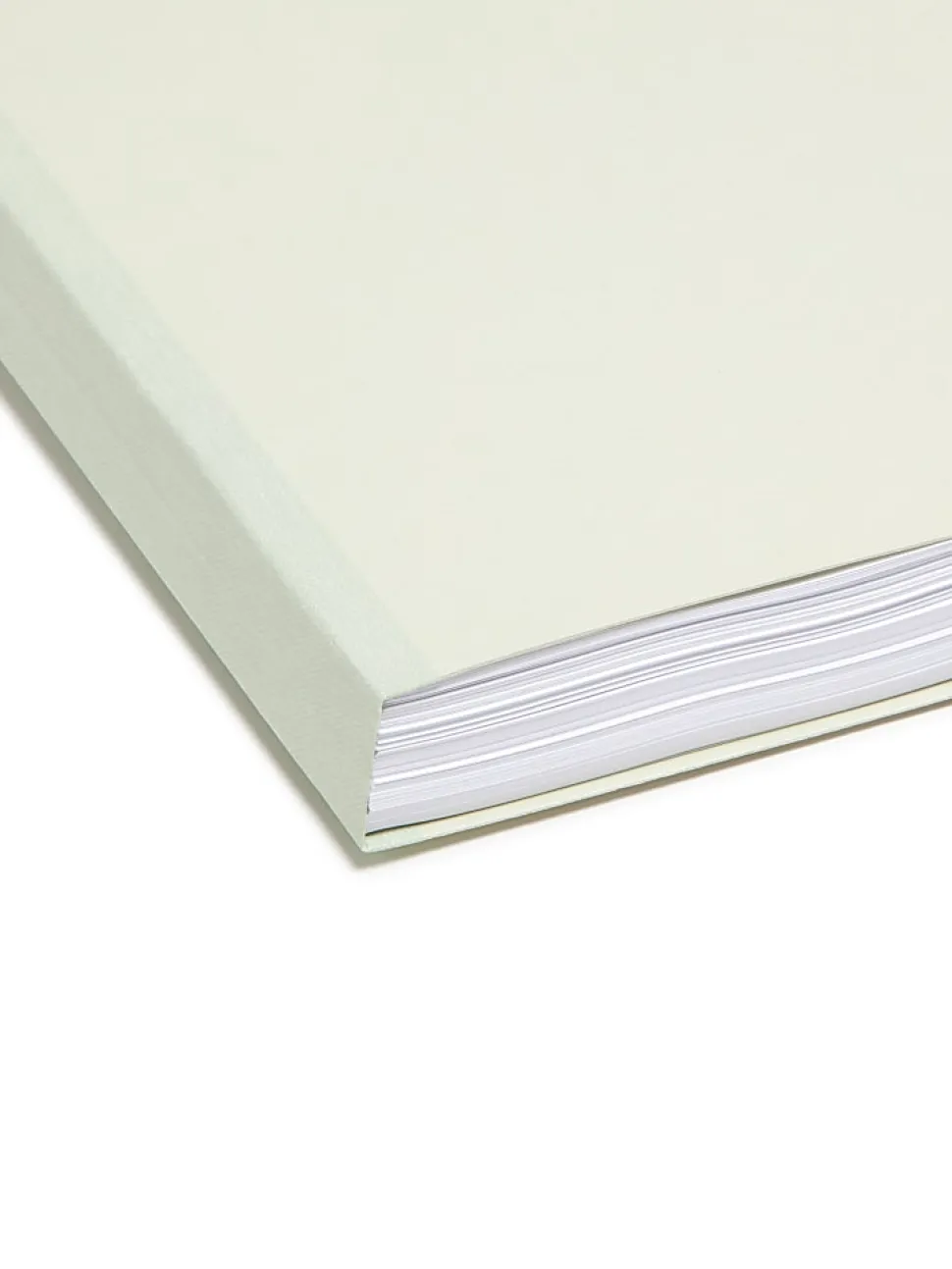 Smead® Pressboard Top-Tab Folders, 1/3 Cut, 14 3/4" x 9 1/2", Gray/Green, Pack Of 25