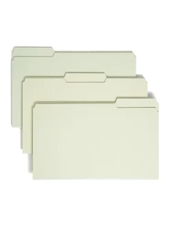 Smead® Pressboard Top-Tab Folders, 1/3 Cut, 14 3/4