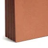 Smead® Redrope End-Tab File Pockets With Gussets, Legal Size, 3 1/2" Expansion, 30% Recycled, Dark Brown, Box Of 10