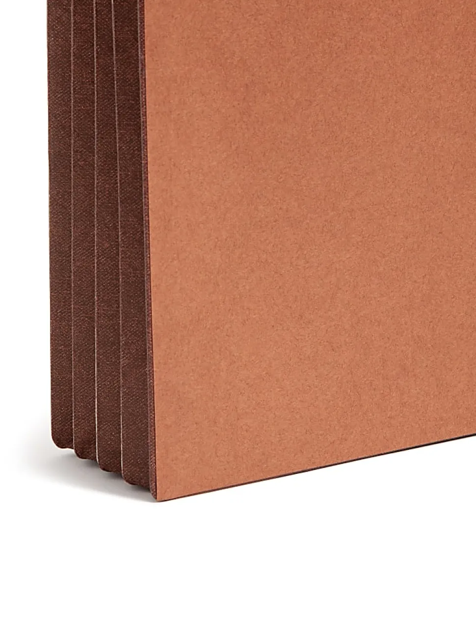 Smead® Redrope End-Tab File Pockets With Gussets, Legal Size, 3 1/2" Expansion, 30% Recycled, Dark Brown, Box Of 10