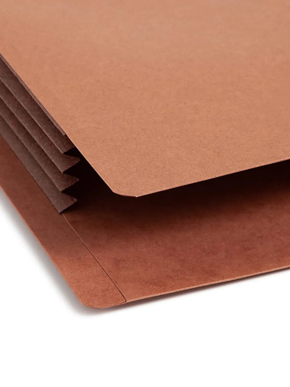 Smead® Redrope End-Tab File Pockets With Gussets, Legal Size, 3 1/2" Expansion, 30% Recycled, Dark Brown, Box Of 10