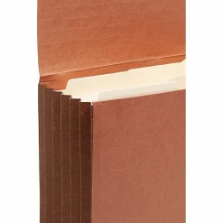 Smead® Red Rope End-Tab Wallets, Letter Size, 5 1/4
