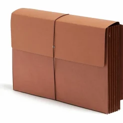 Smead® Red Rope End-Tab Wallets, Legal Size, 5 1/4