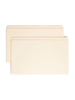 SmeadĀ® Reinforced Tab Manila File Folders, Legal Size, Straight Cut, Box Of 100