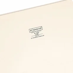 Smead® Reinforced Tab Manila File Folders, Legal Size, Straight Cut, Box Of 100