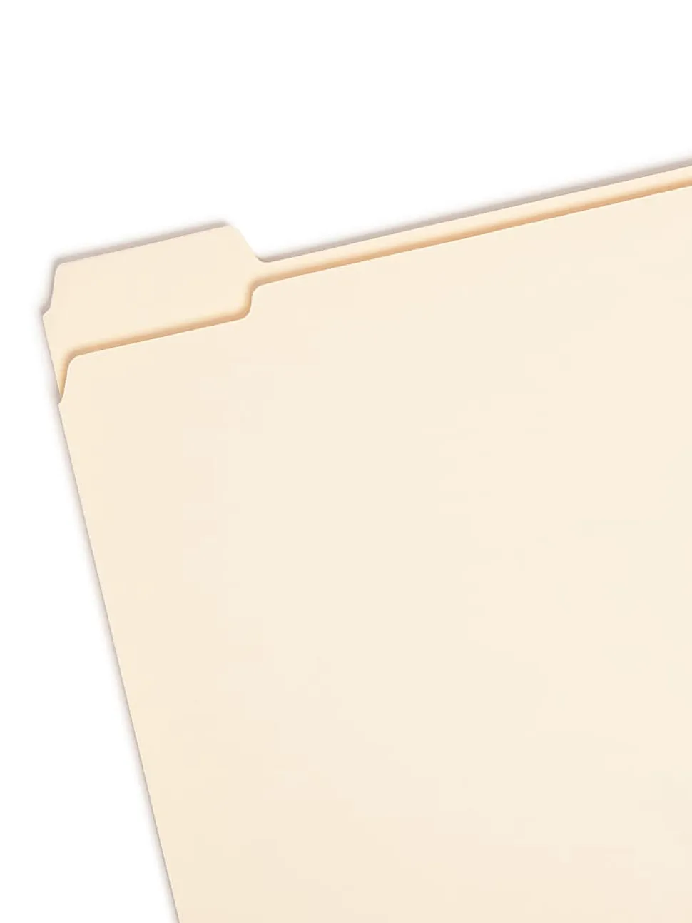 Smead® Reinforced Tab Manila File Folders, Letter Size, 1/5 Cut, Pack Of 100