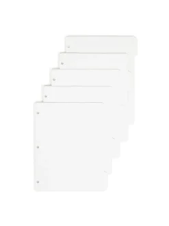 Smead® 3-Ring Binder Index Dividers, 5-Tab, 11