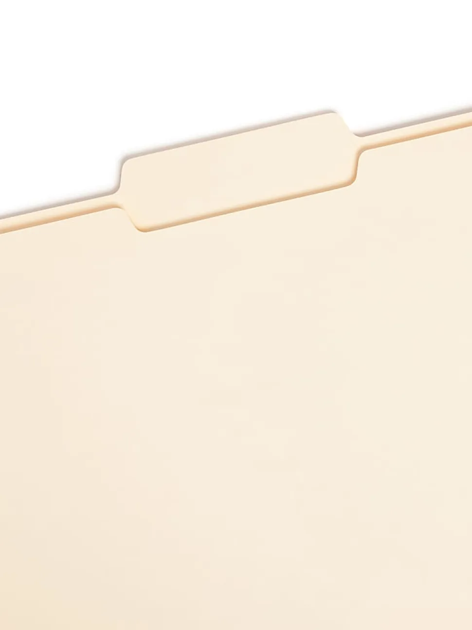 Smead® Selected Tab Position Manila File Folders, Letter Size, 1/3 Cut, Position 2, Pack Of 100