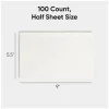 Smead® Self-Adhesive Poly Document Pockets, 9" x 5 9/16", Clear, Box Of 100