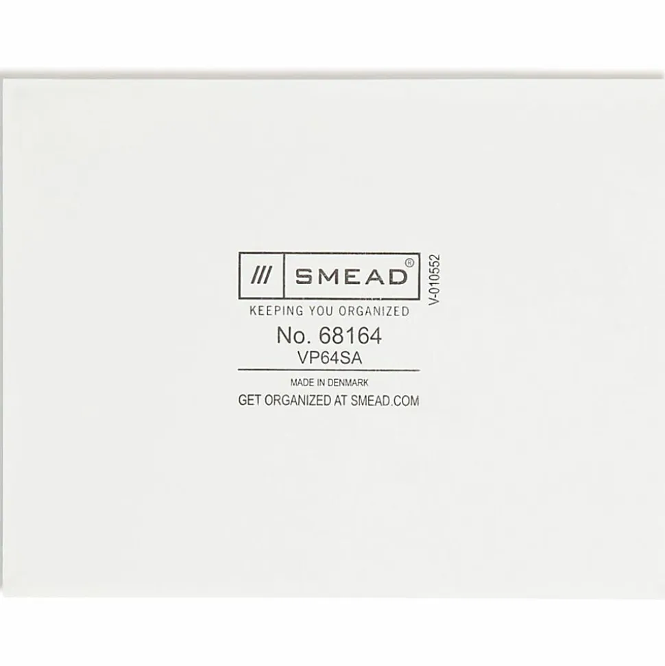Smead® Self-Adhesive Poly Document Pockets, 6 1/4" x 4 9/16", Clear, Box Of 100