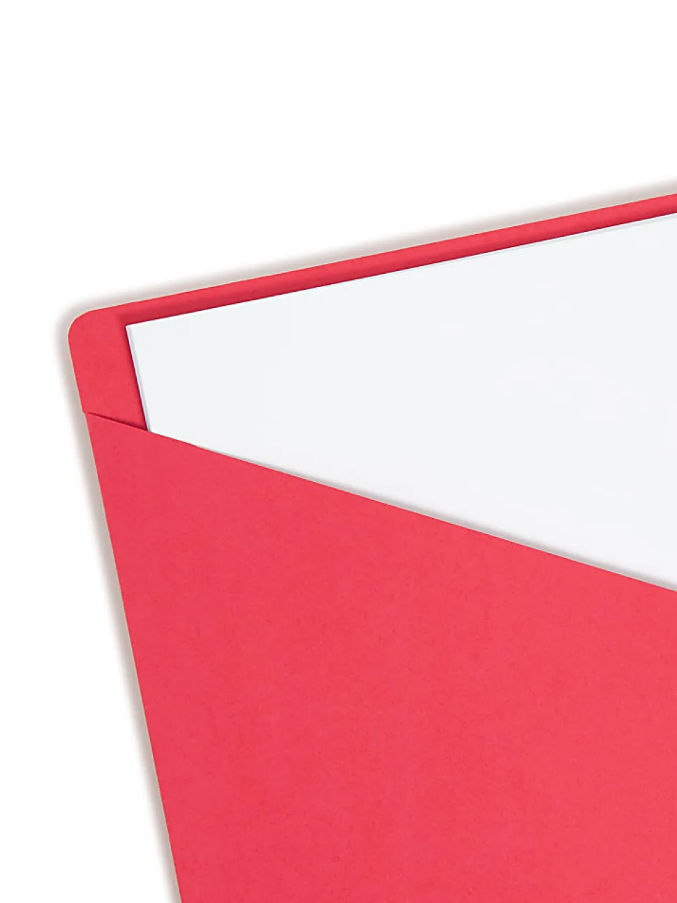 Smead® Slash File Jackets Convenience Pack, 9 1/2" x 11 3/4", Assorted Colors (No Color Choice), Pack Of 25