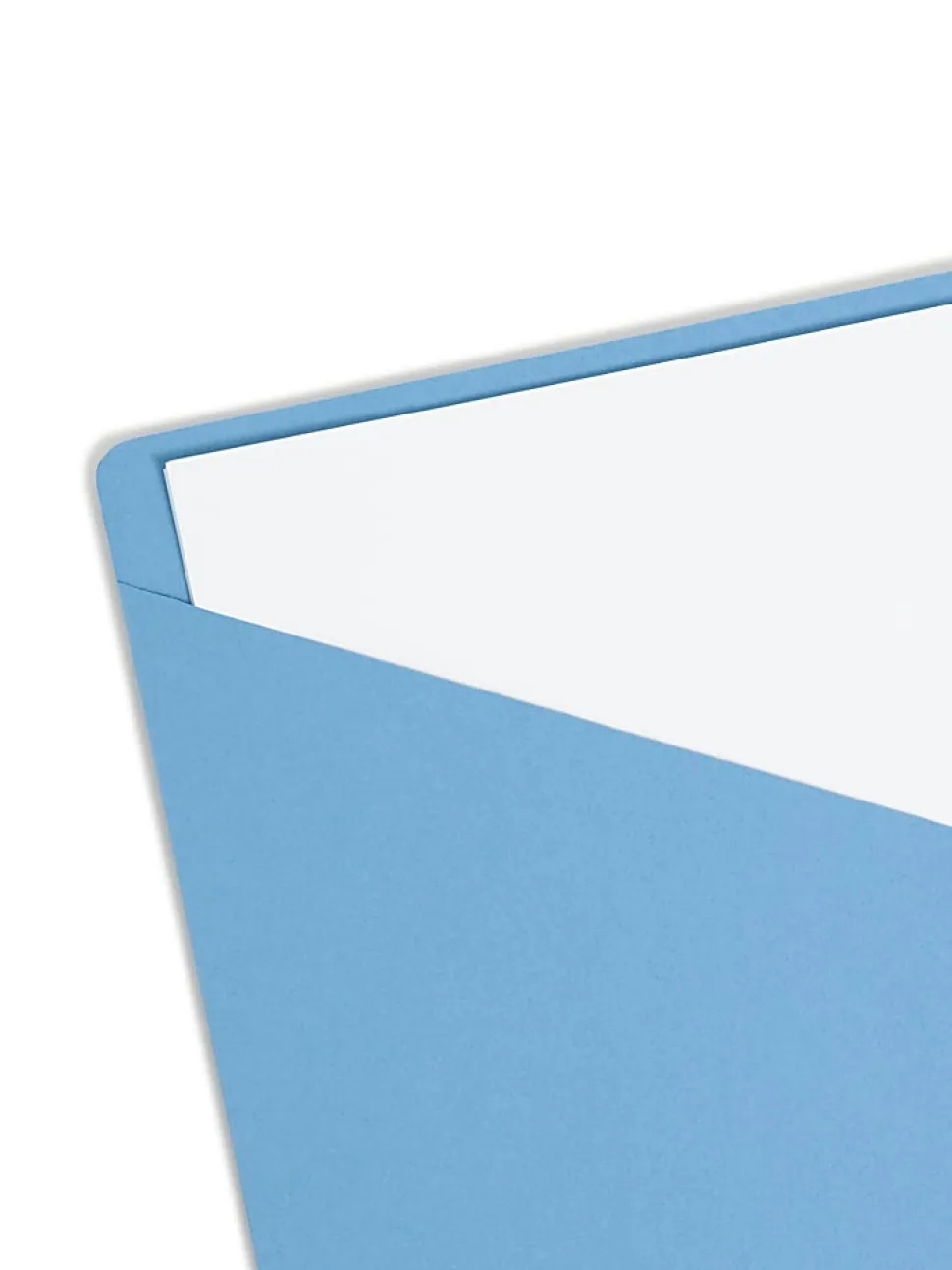Smead® Slash File Jackets Convenience Pack, 9 1/2" x 11 3/4", Blue, Pack Of 25
