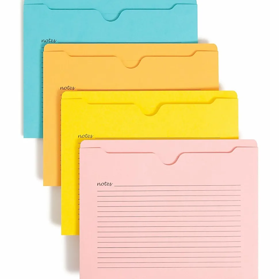 Smead Straight Tab Cut Letter Recycled File Jacket, 75616