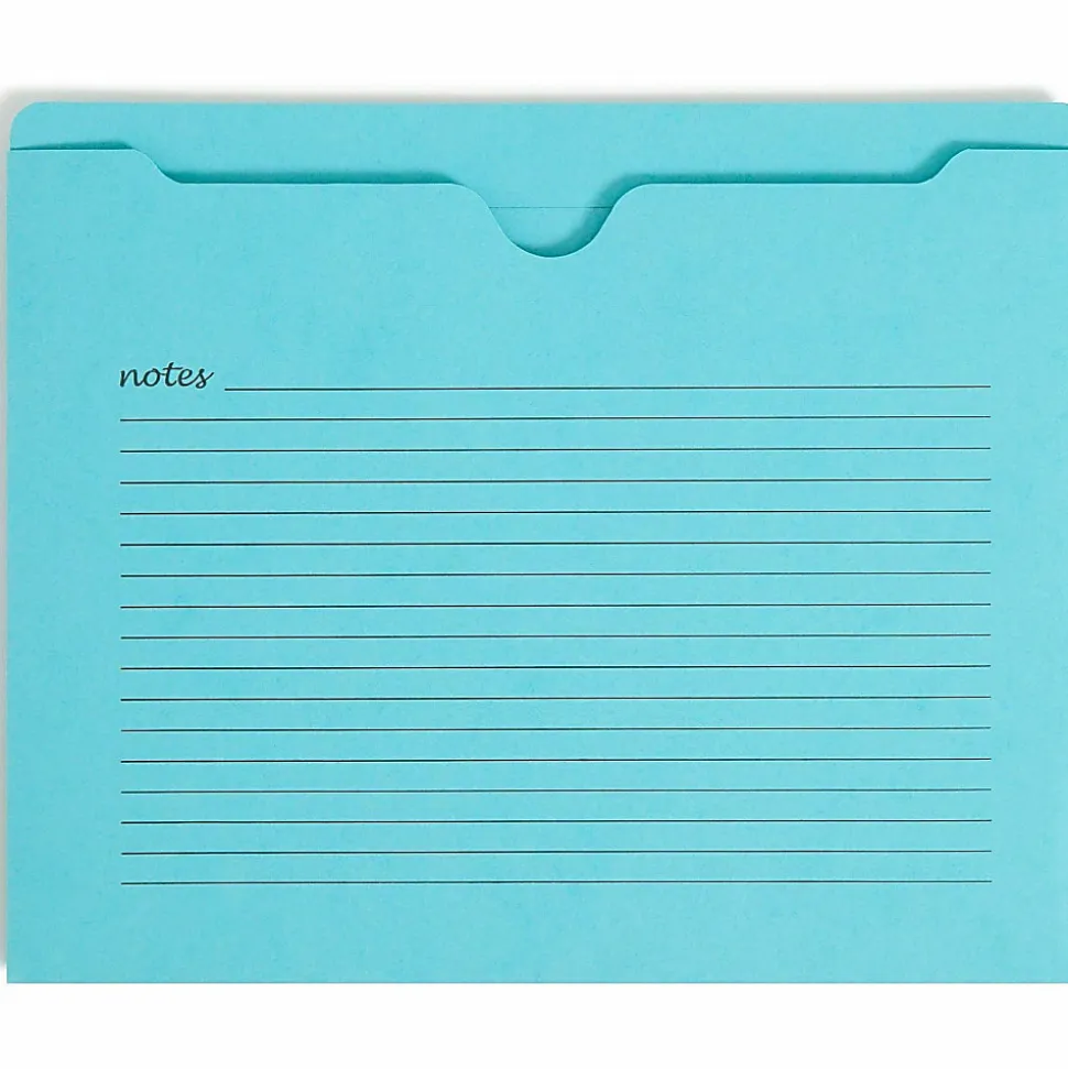 Smead Straight Tab Cut Letter Recycled File Jacket, 75616