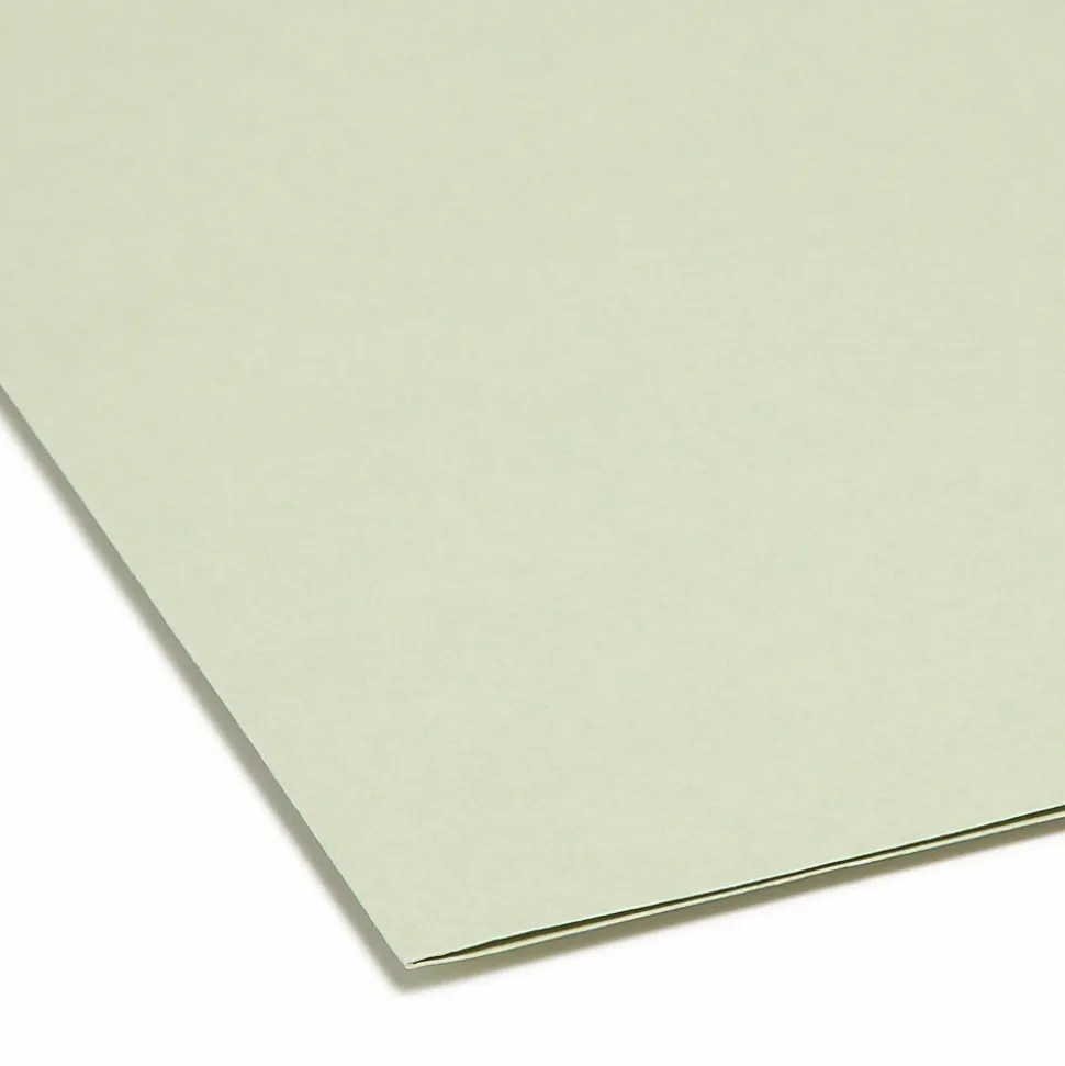 Smead® SuperTab® File Folders, Letter Size, 1/3 Cut, Assorted Pastel Colors, Box Of 100