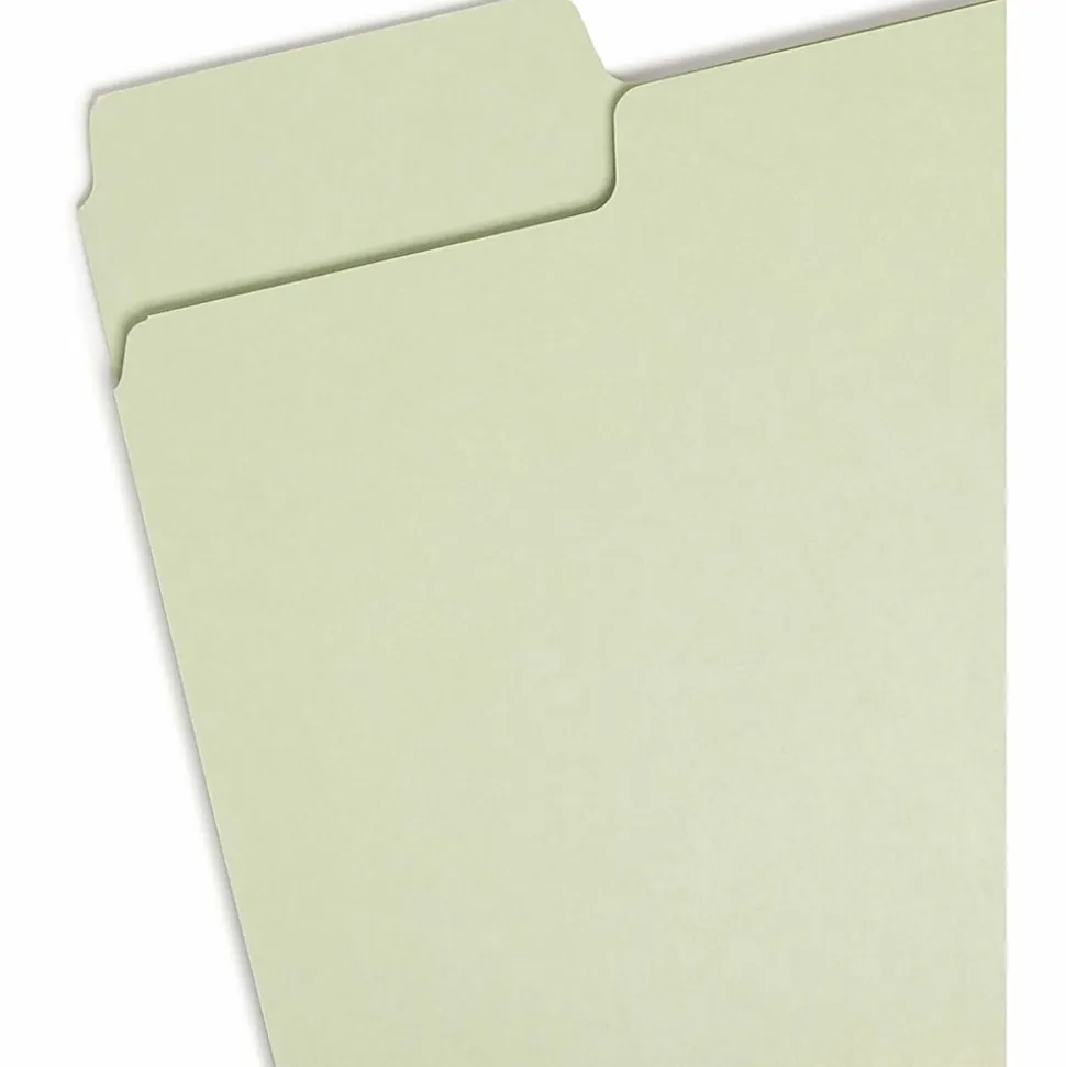 Smead® SuperTab® File Folders, Letter Size, 1/3 Cut, Assorted Pastel Colors, Box Of 100