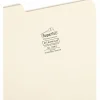 Smead® SuperTab® File Folders, Letter Size, 1/3 Cut, Manila, Box Of 100