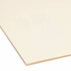 Smead® SuperTab® File Folders, Letter Size, 1/3 Cut, Manila, Box Of 100