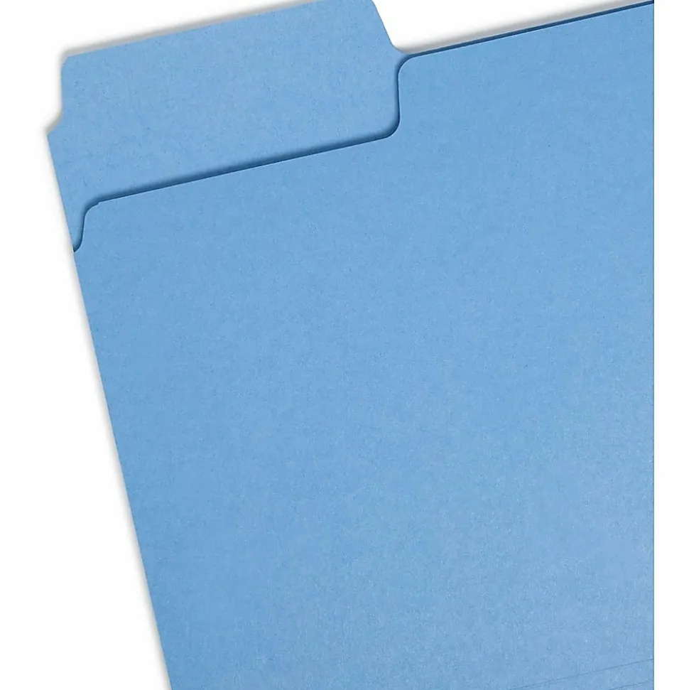 Smead® SuperTab® Heavyweight File Folders, Letter Size, Assorted Colors, Box Of 50