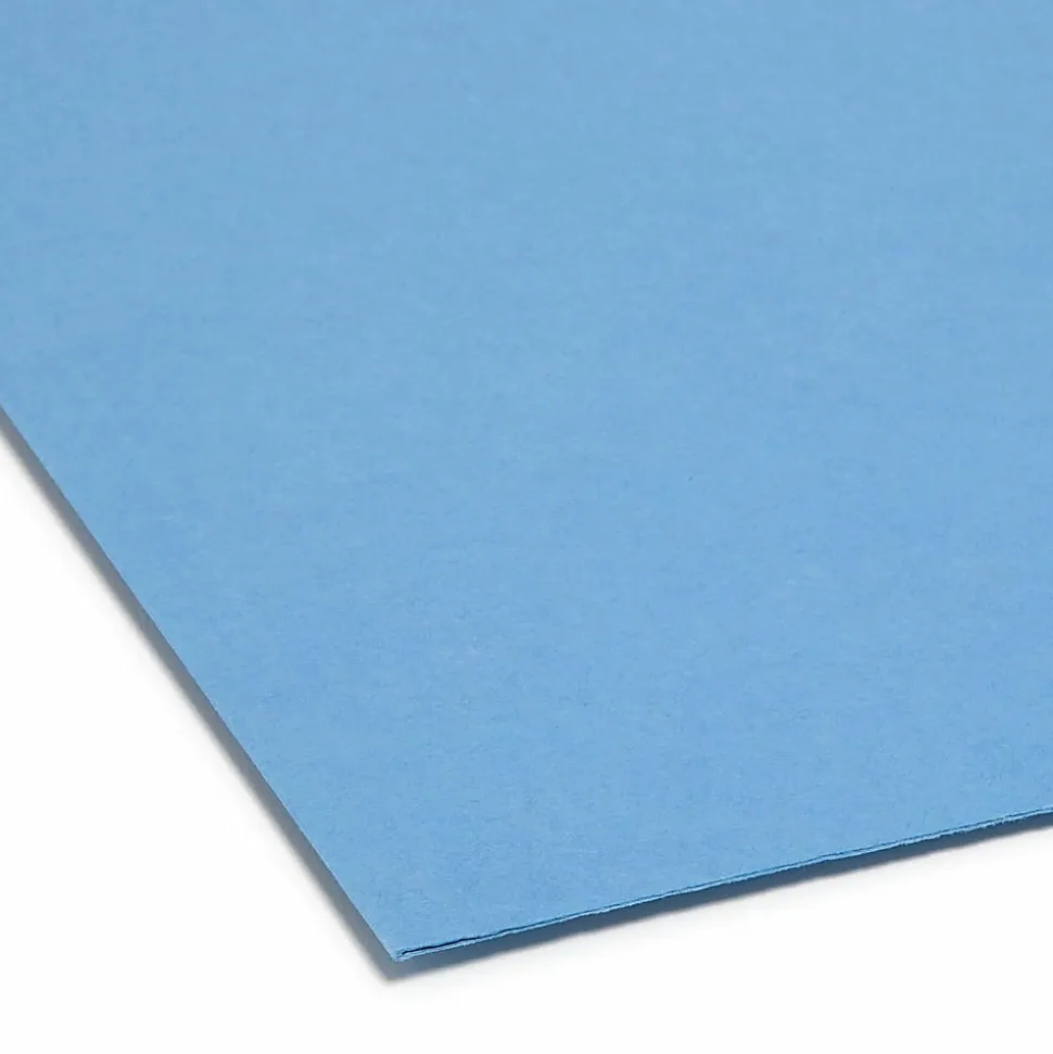 Smead® SuperTab® Heavyweight File Folders, Letter Size, Assorted Colors, Box Of 50