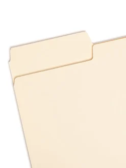 Smead® SuperTab® Heavyweight File Folders, Legal Size, 1/3 Cut, Manila, Box Of 50