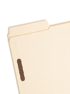 Smead® SuperTab® Manila Fastener Folder, Legal Size, Box of 50