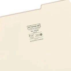 Smead Top Tab File Folders, Letter Size, 8 1/2