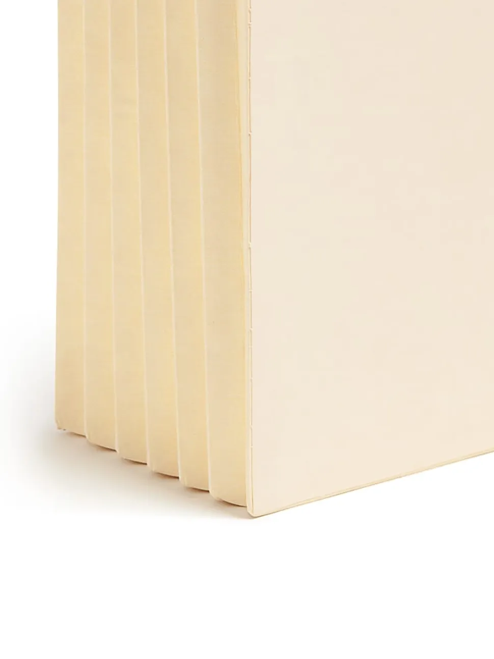 Smead® TUFF® End-Tab File Pockets, 5 1/4" Expansion, Letter Size, Manila, Box Of 10