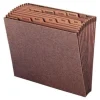 Smead® TUFF® Expanding File, 12 Pockets, Monthly, 12" x 10" Letter Size, 30% Recycled, Brown