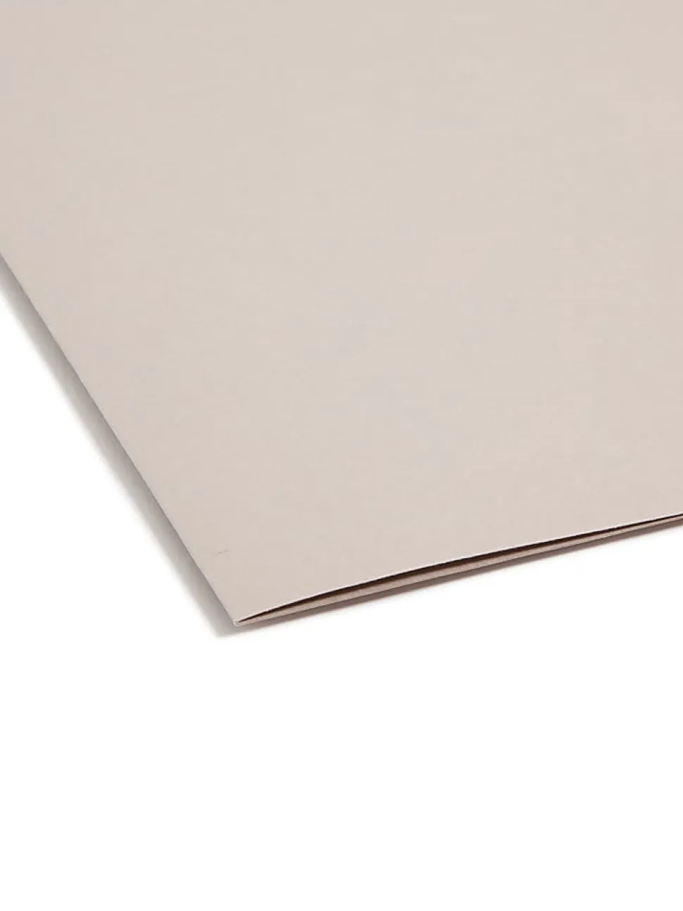 Smead® TUFF® Hanging Box Bottom Folder with Easy Slide Tab, 2" Expansion, Legal Size, Steel Gray, Box of 18