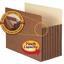 Smead® TUFF® Pocket File Pockets, 7