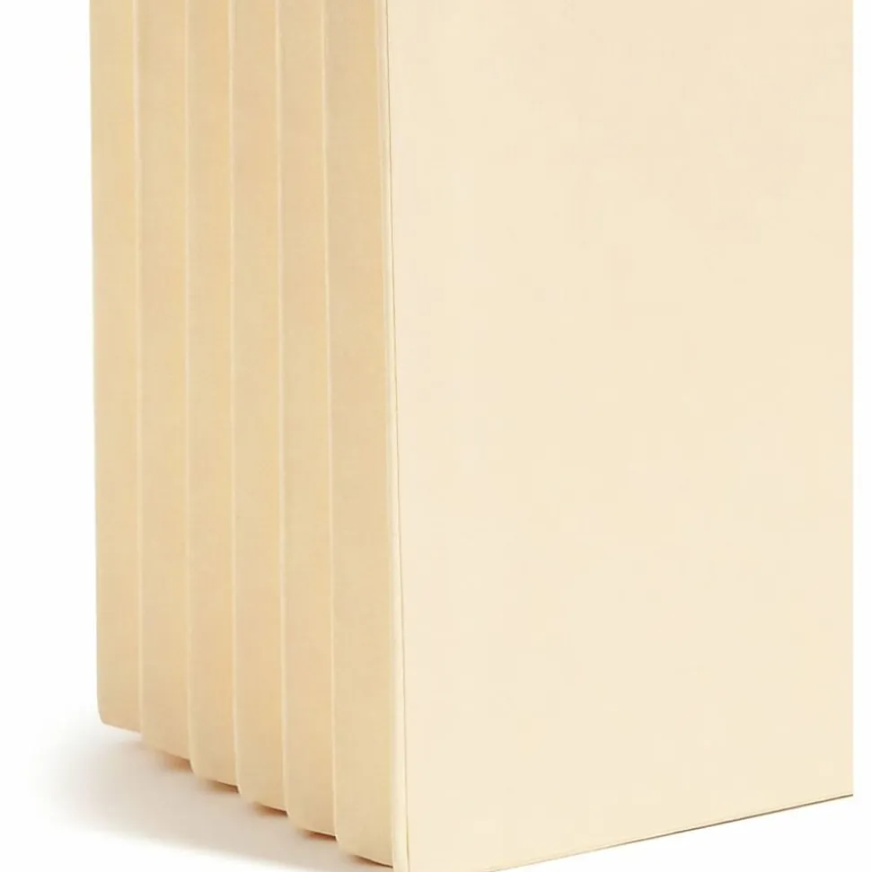 Smead® Tyvek®-Lined Gusset End-Tab File Pockets, Legal Size, 5 1/4" Expansion, Manila, Box Of 10