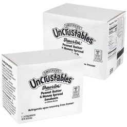 Smucker's Peanut Butter & Honey Wheat Uncrustables, 2.6 Oz, Total Qty 16