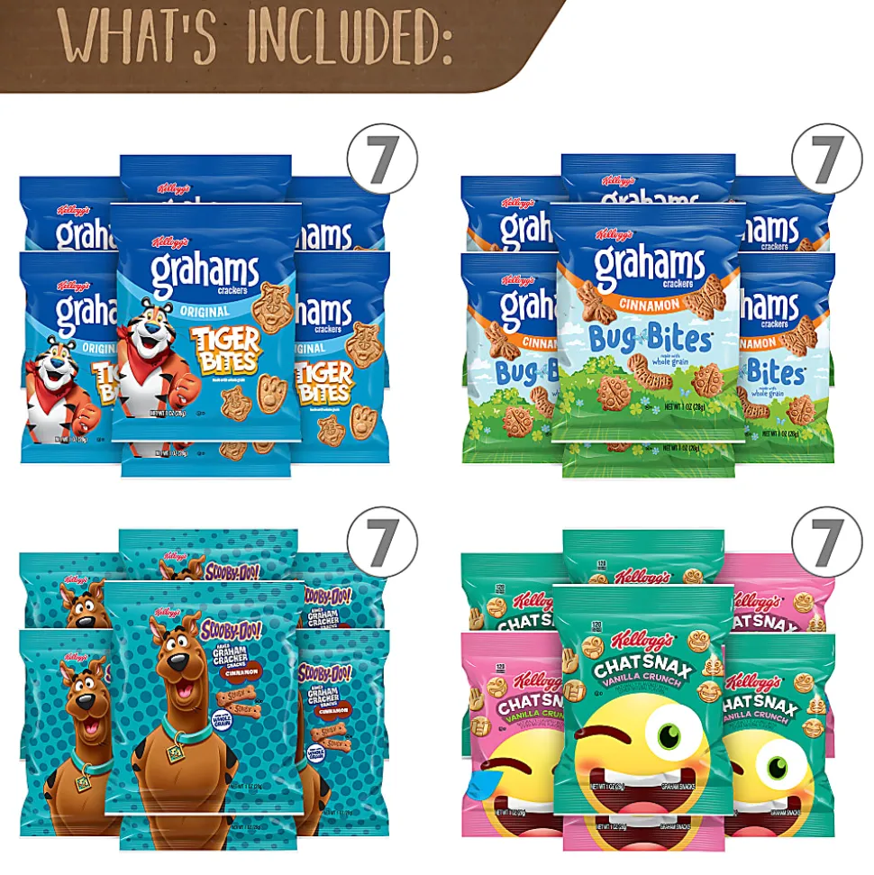 Snack Box Pros Schoolyard Snacktime Snack Box, Pack Of 60 Snacks