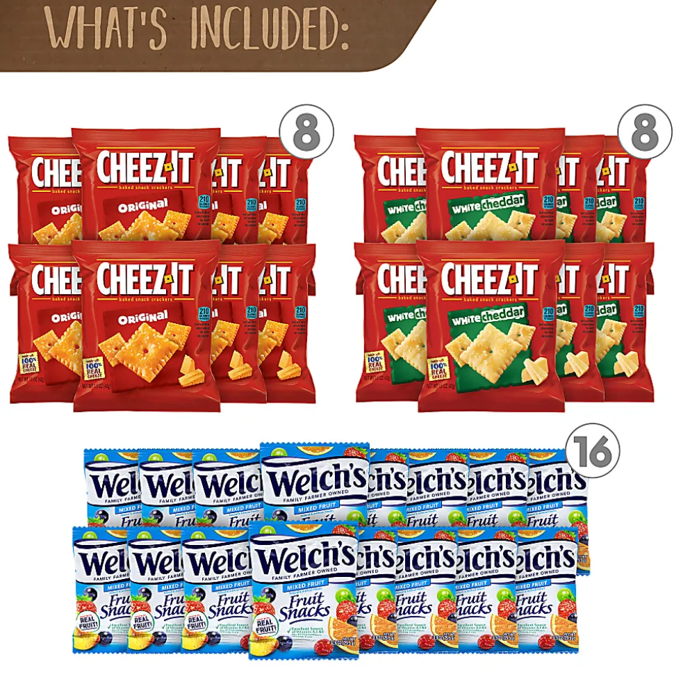 Snack Box Pros Schoolyard Snacktime Snack Box, Pack Of 60 Snacks