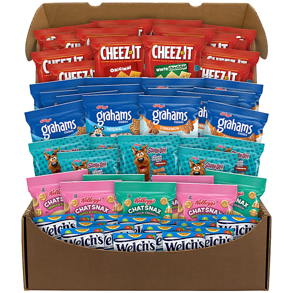 Snack Box Pros Schoolyard Snacktime Snack Box, Pack Of 60 Snacks