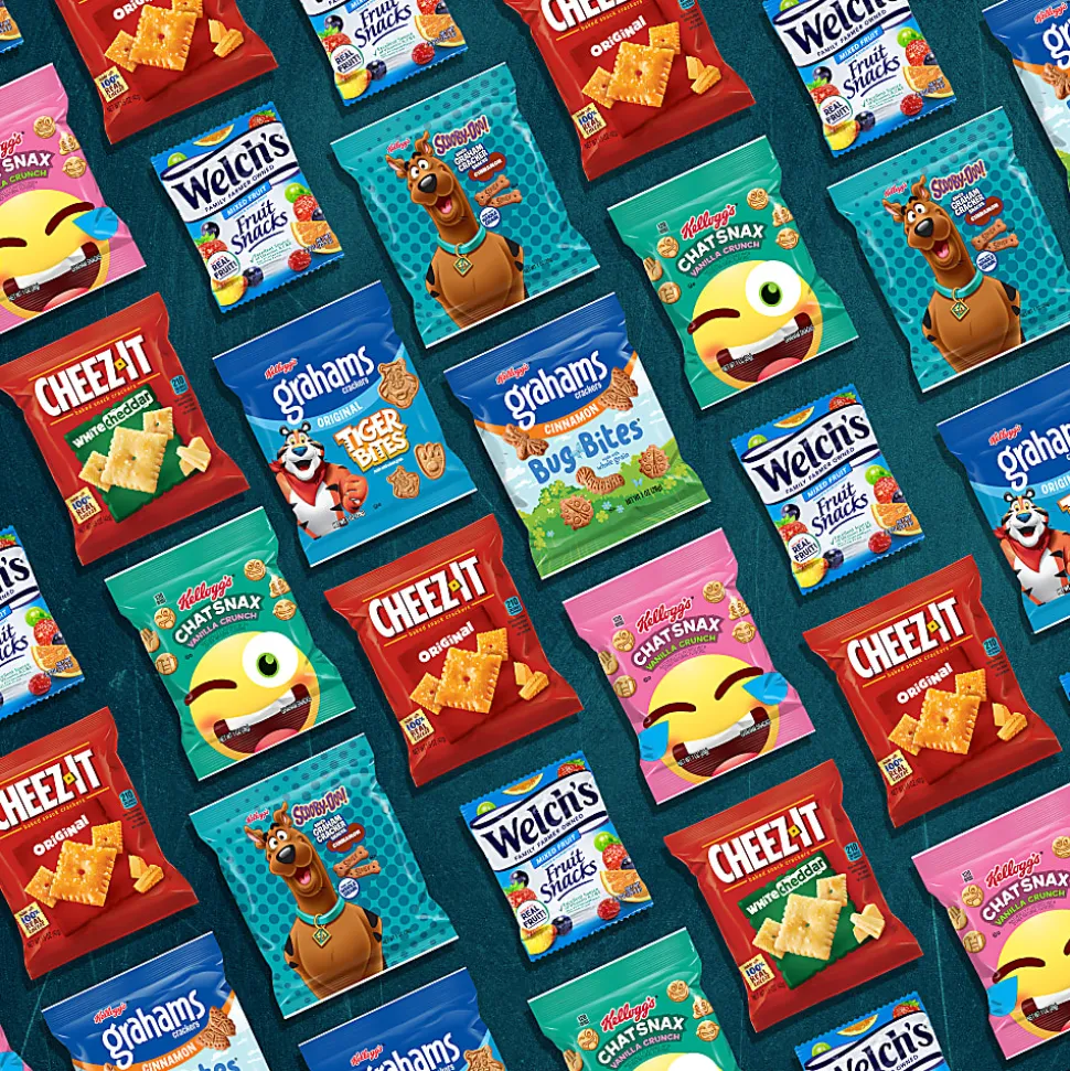Snack Box Pros Schoolyard Snacktime Snack Box, Pack Of 60 Snacks
