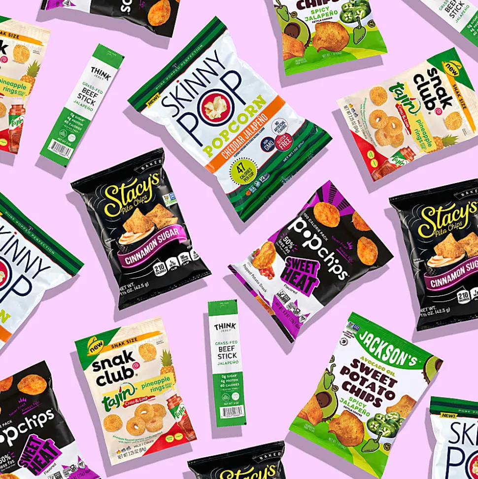 Snack Box Pros Sweet & Spicy Snack Box, Set Of 22 Snacks