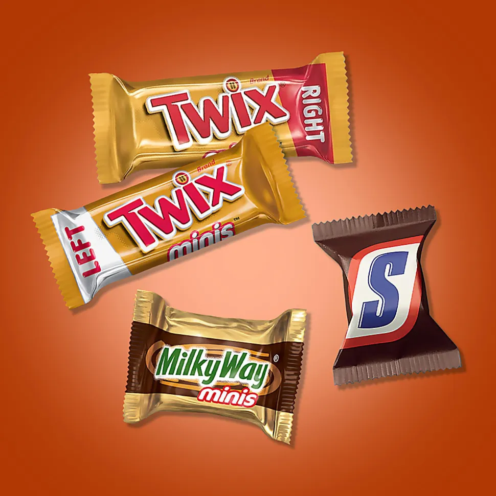 Snickers, Twix And Milky Way Minis Candy Variety Mix, 75 Oz, Total Qty 1