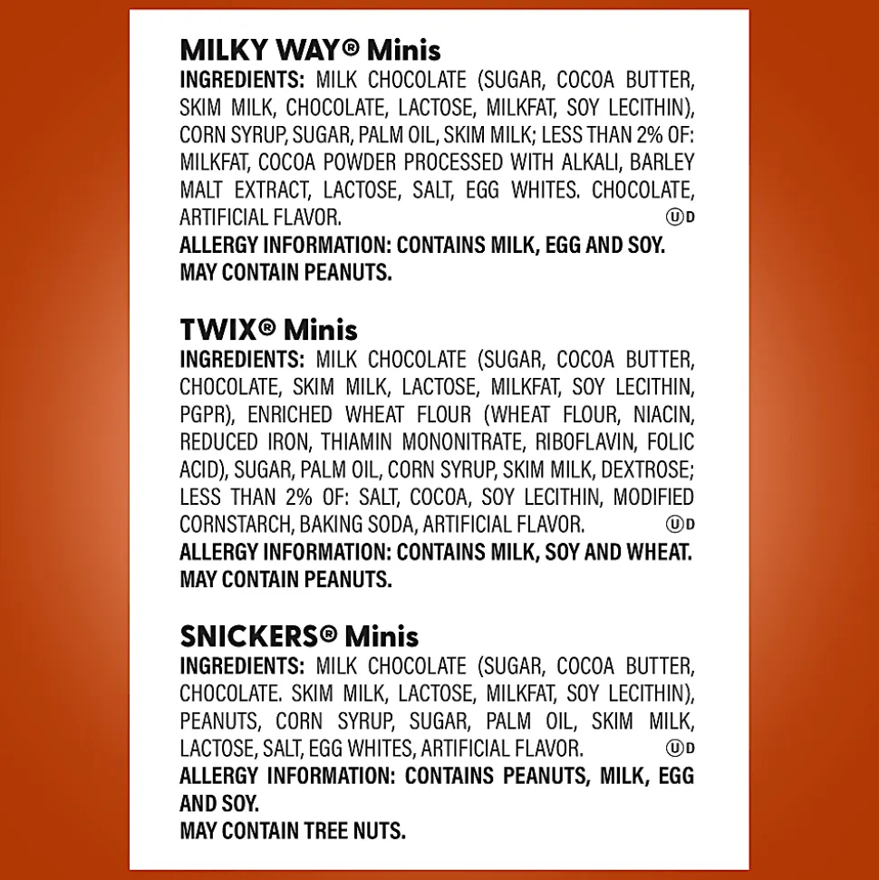 Snickers, Twix And Milky Way Minis Candy Variety Mix, 75 Oz, Total Qty 1