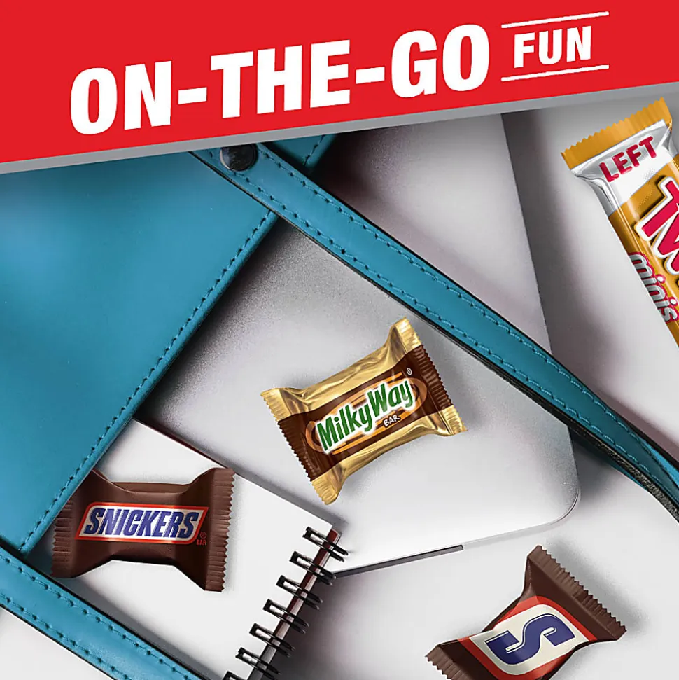 Snickers, Twix And Milky Way Minis Candy Variety Mix, 75 Oz, Total Qty 1