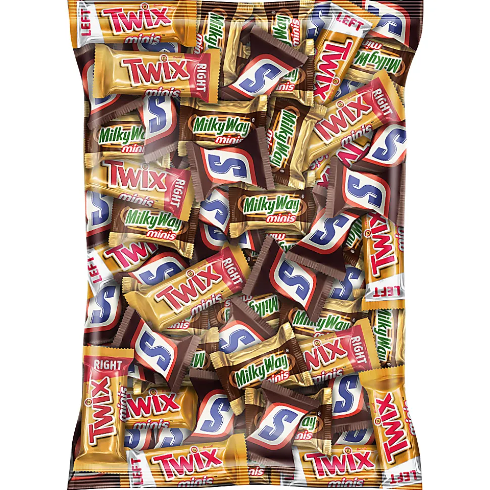 Snickers, Twix And Milky Way Minis Candy Variety Mix, 75 Oz, Total Qty 1