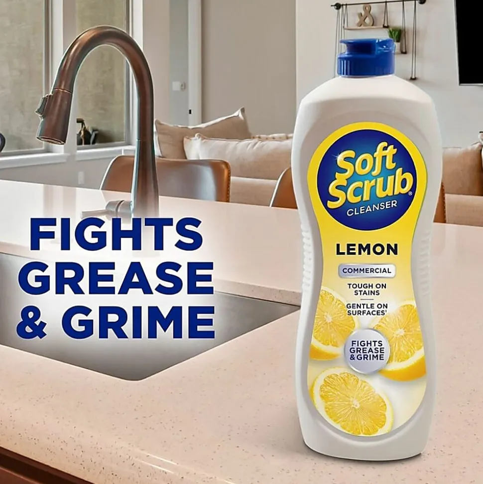 Soft Scrub® Lemon Cleanser, 36 Oz Bottle