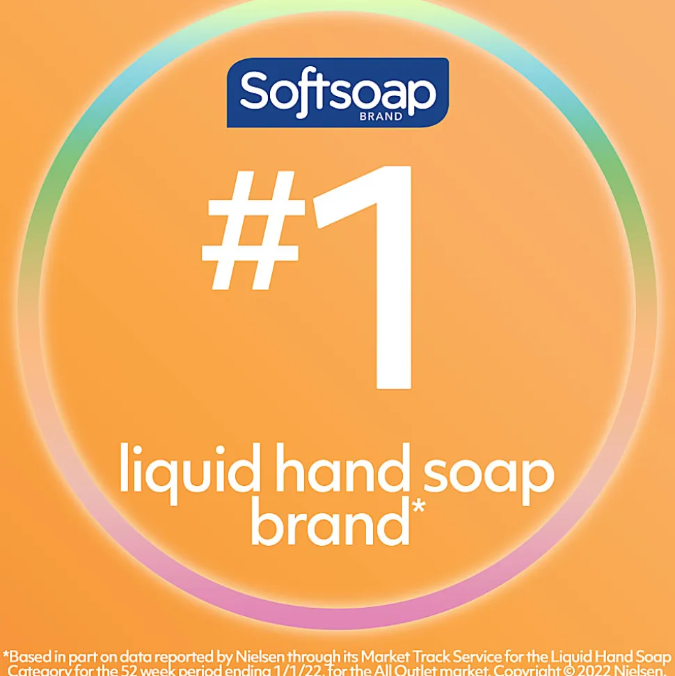 Softsoap Antibacterial Liquid Hand Soap Pump, 11.25 (332.7 mL) oz., Pack of 6, Crisp Clean Scent - 03562CT