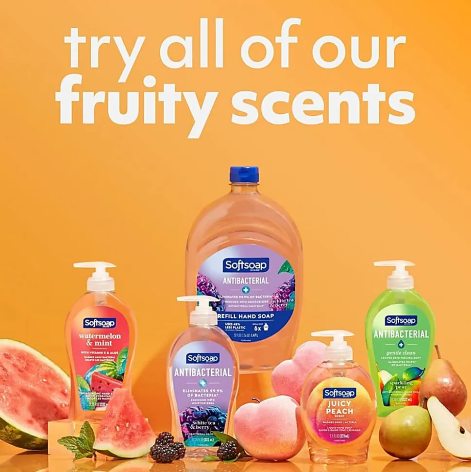 Softsoap® Antibacterial Liquid Hand Soap, Sparkling Pear Scent, 11.3 Oz