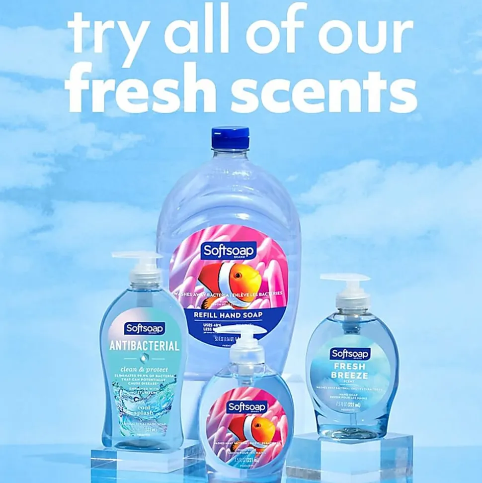 Softsoap® Aquarium Hand Soap, Fresh Scent, 7.5 Oz, Pack Of 6 Bottles